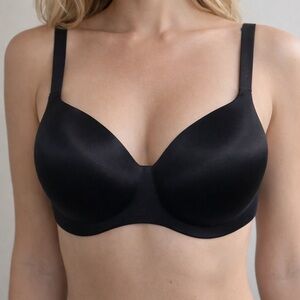 SOMA Enhancing Shape Wireless 0715 smooth Black T-Shirt Bra Size 40D EUC
